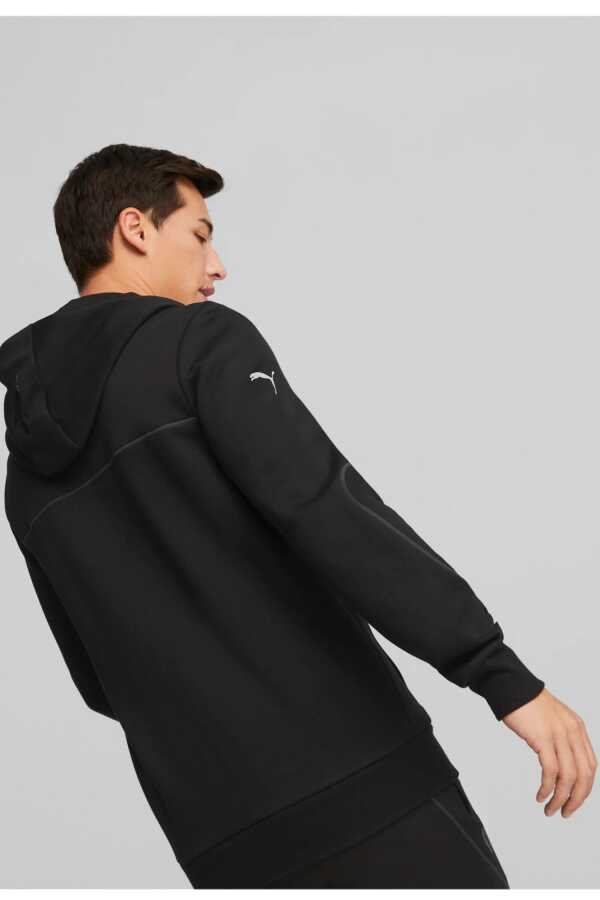 Puma Ferrari Style Hooded Jacket Puma Black Erkek Sweatshirt Siyah