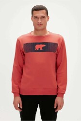 Bad Bear 19.02.12.007-Fw Fancy Crewneck Erkek Sweat Shirt Kırmızı 