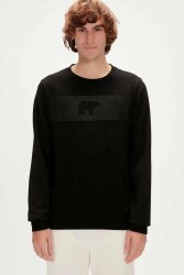 Bad Bear 19.02.12.007-Fw Fancy Crewneck Erkek Sweat Shirt Siyah 