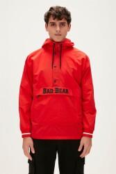 Bad Bear 19.02.13.009 Ss Hurrıcane Wındbreaker Jacket Erkek Yağmurluk Kırmızı 