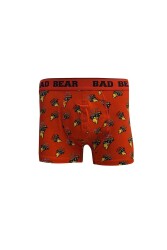 Bad Bear 21.01.03.008 Pızza Boxer Erkek Baskılı Boxer Krem 