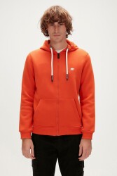 Bad Bear 21.02.12.028 Even Full - Zip Hoodie Erkek Sweatshirt Turuncu 