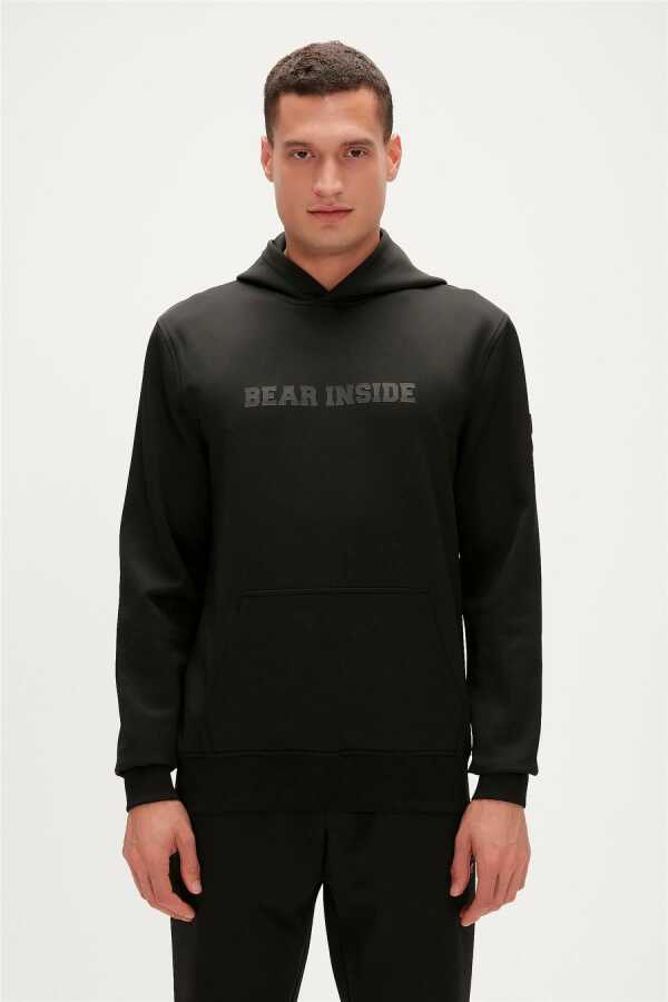 Bad Bear 23.02.12.002 Fw Arthur Hood e Erkek Sweat Shirt Siyah 23.02.12.002 DGN Online