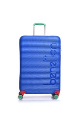 Benetton 14Bnt500-01 Trolley 70 Cm Büyük Boy Valiz Mavi 