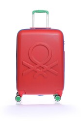 Benetton 14Bnt700-02 Trolley 60 Cm Orta Boy Valiz Kırmızı 