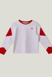 Benetton Bnt-G011 Top Kız Çocuk Sweatshirt Kırmızı 