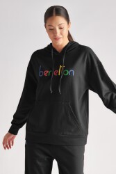 Benetton Bnt-W094-T Kadın Sweat Siyah 