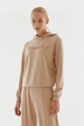 Benetton Bnt-W20722 Kadın Sweatshirt Ekru 