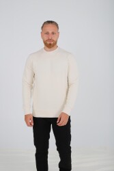 Brango 90077 Erkek Sweat Shirt Bej 