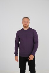 Brango 90077 Erkek Sweat Shirt Mor 