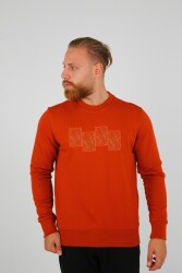 Brango 90099 Erkek Sweat Shirt Kırmızı 