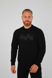 Brango 90099 Erkek Sweat Shirt Siyah 