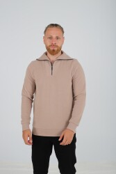 Brango 95015 Erkek Sweat Shirt Bej 