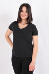 Busem S0015693 Kadın T-Shirt Ss Antrasit 