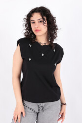 Busem S0015749 Kadın T-Shirt Ss Siyah 