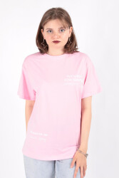 Busem S0016148 Kadın T-Shirt Pembe 