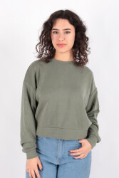 Busem S0016589 Kadın Sweatshirt Haki 