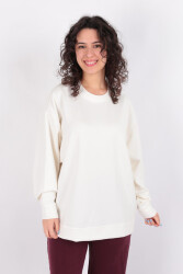 Busem S0016801 Kadın Sweatshirt Ekru 