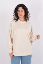 Busem S0016801 Kadın Sweatshirt Krem 