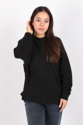 Busem S0016801 Kadın Sweatshirt Siyah 