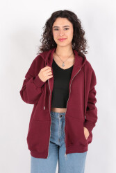 Busem W0008672 Kadın Sweatshirt Bordo 