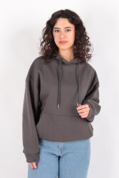 Busem W0010224 Kadın Sweatshirt Antrasit 