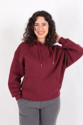 Busem W0010224 Kadın Sweatshirt Bordo 