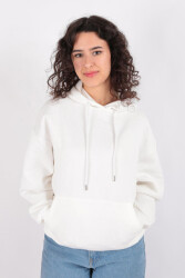 Busem W0010224 Kadın Sweatshirt Ekru 