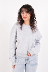 Busem W0010304-Fw Kadın Sweatshirt Gri 