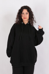 Busem W0010579 Kadın Sweatshirt Siyah 