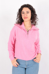 Busem W0011277 Kadın Sweatshirt Pembe 