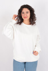 Busem W0011357 Kadın Sweatshirt Ekru 