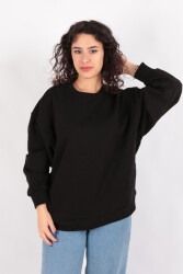 Busem W0011357 Kadın Sweatshirt Siyah 