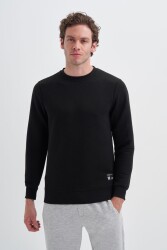 Cazador 5046 Erkek Ottoman Sweatshirt Siyah 