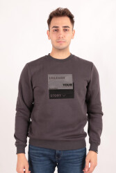 Cazador 5066 Erkek 3 İplik Sweatshirt Antrasit 