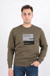 Cazador 5066 Erkek 3 İplik Sweatshirt Haki 