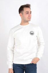 Cazador 5140 Erkek 3 İplik Sweatshirt Ekru 