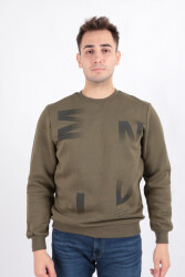 Cazador 5154 Erkek 3 İplik Sweatshirt Haki 