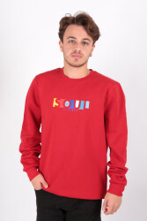 Cazador 5161 Erkek 3 İplik Sweatshirt Kırmızı 