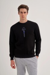 Cazador 5170 Erkek 3 İplik Sweatshirt Siyah 