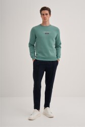 Cazador 5224 Erkek 3 İplik Sweatshirt Mavi 