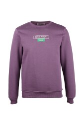 Cazador 5224 Erkek 3 İplik Sweatshirt Mor 