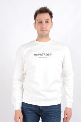 Cazador 5226 Erkek 3 İplik Sweatshirt Ekru 