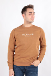 Cazador 5226 Erkek 3 İplik Sweatshirt Kahverengi 