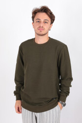 Cazador 5247 Erkek Ottoman Sweatshirt Haki 