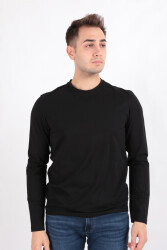 Cazador 5606 Erkek Lcy Basic Sweatshirt Siyah 