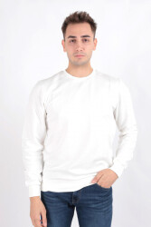 Cazador 5610 Erkek 3 İplik Sweatshirt Ekru 