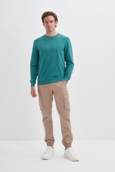 Cazador 5610 Erkek 3 İplik Sweatshirt Mavi 