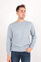 Cazador 5610 Erkek 3 İplik Sweatshirt Mavi 