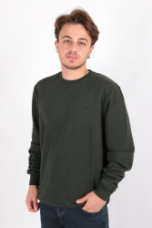 Cazador 5610 Erkek 3 İplik Sweatshirt Yeşil 